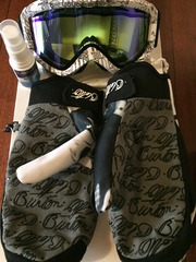 мужской лыжный костюм,  перчатки,  маска от BURTON